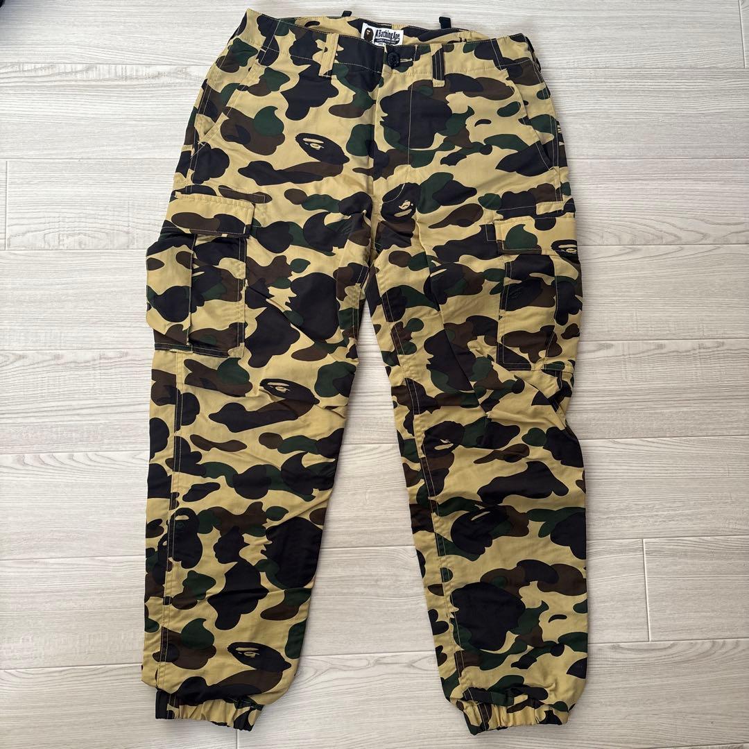 S*R様 A Bathing Ape カーゴパンツ イエローカモ