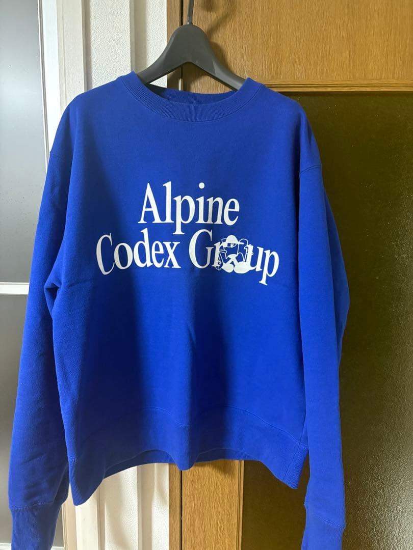 Goldwin Alpine Codex Group スウェット Mサイズ 青