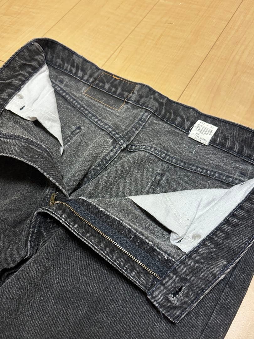 【美品】 90s USA製550 後染め ブラック W34 L34 オレンジタブ