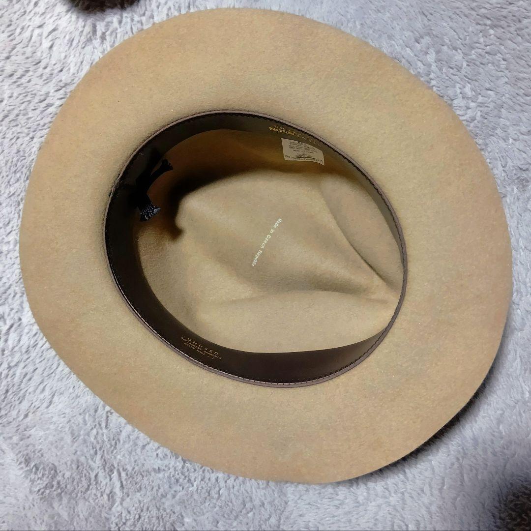 ■24時まで■STEVENSON OVERALL ラビットファー フェドラハット