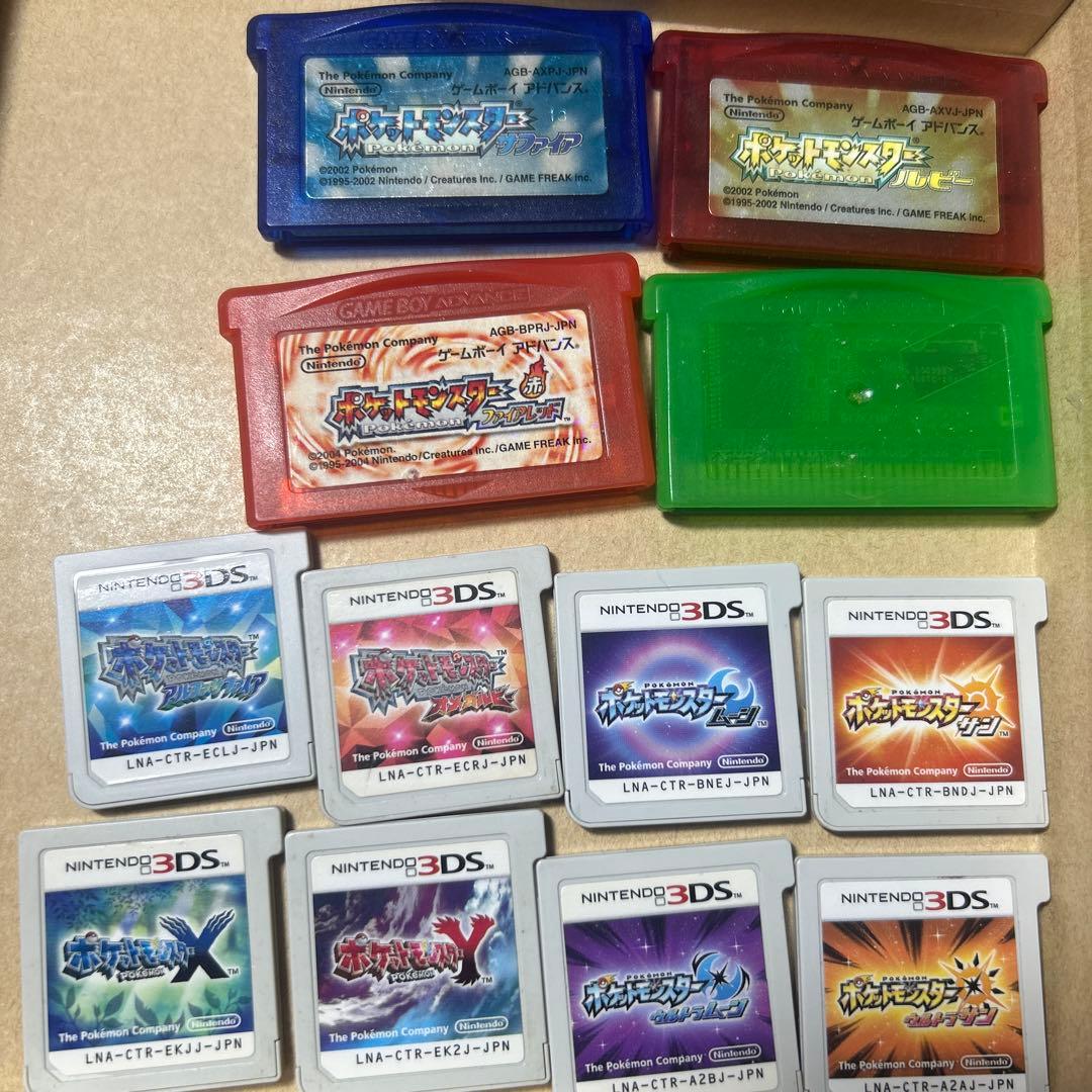 ポケットモンスター　アドバンスds 3dsソフト22本セット