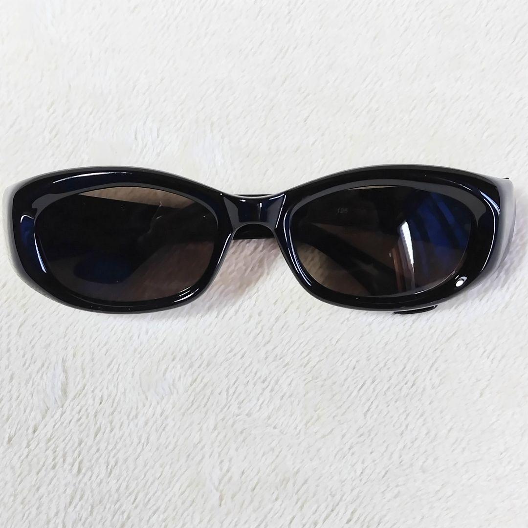 Gマーク☆GUCCI グッチ サングラス オーバル系 ブラック☆美品