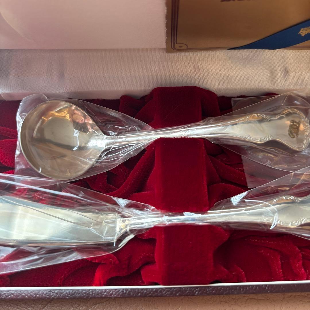 スターリングシルバー　バターナイフ　シュガースプーンセット　silver925