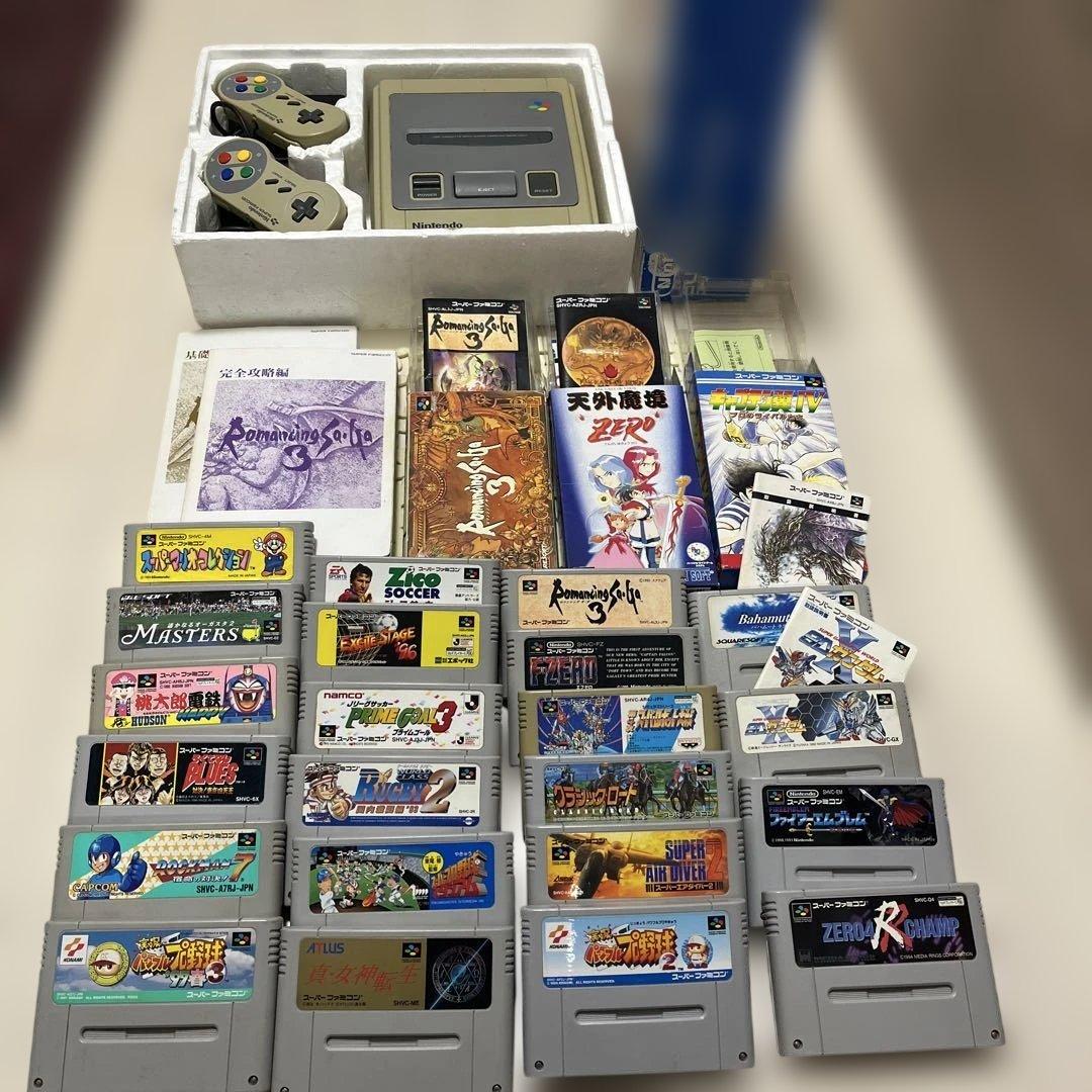 【Nintendo】スーパーファミコン本体ソフトセット