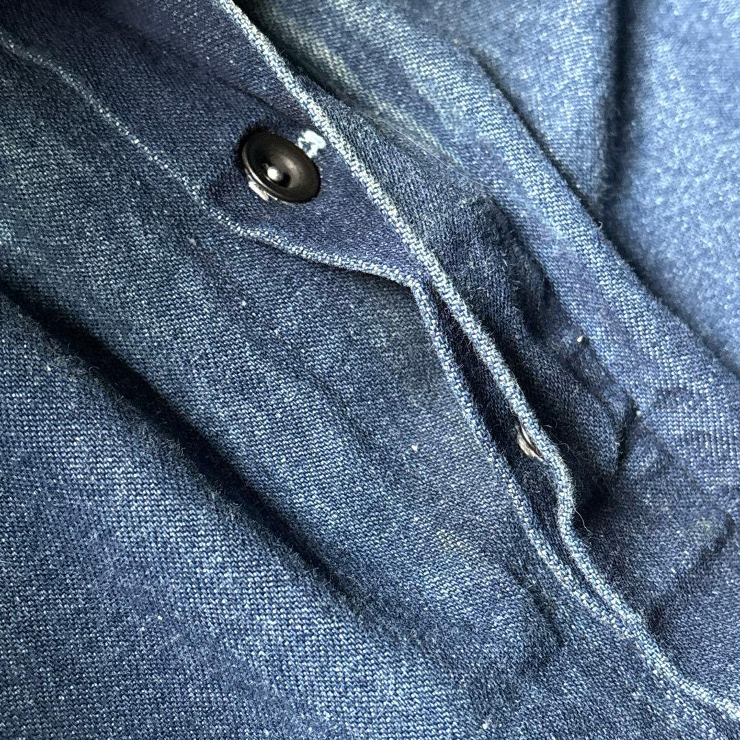 USA製 ROUND HOUSE デニムオーバーオール W56L30 超ビック