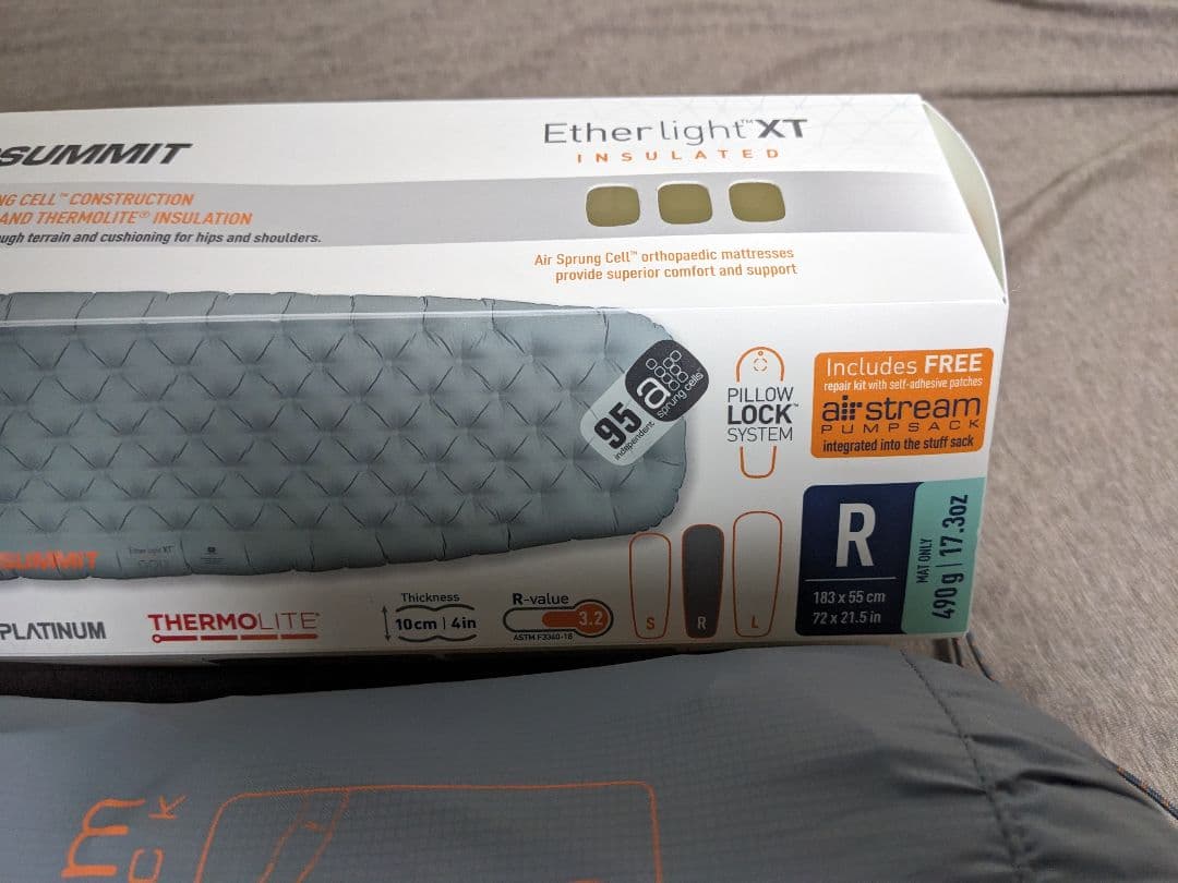 シートゥサミット　イーサーライトXTインサレーティッドマット