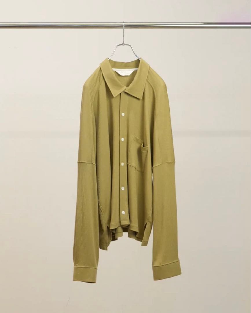 定価販売ANCELLM 26SS KIMONO KNIT SHIRT 1