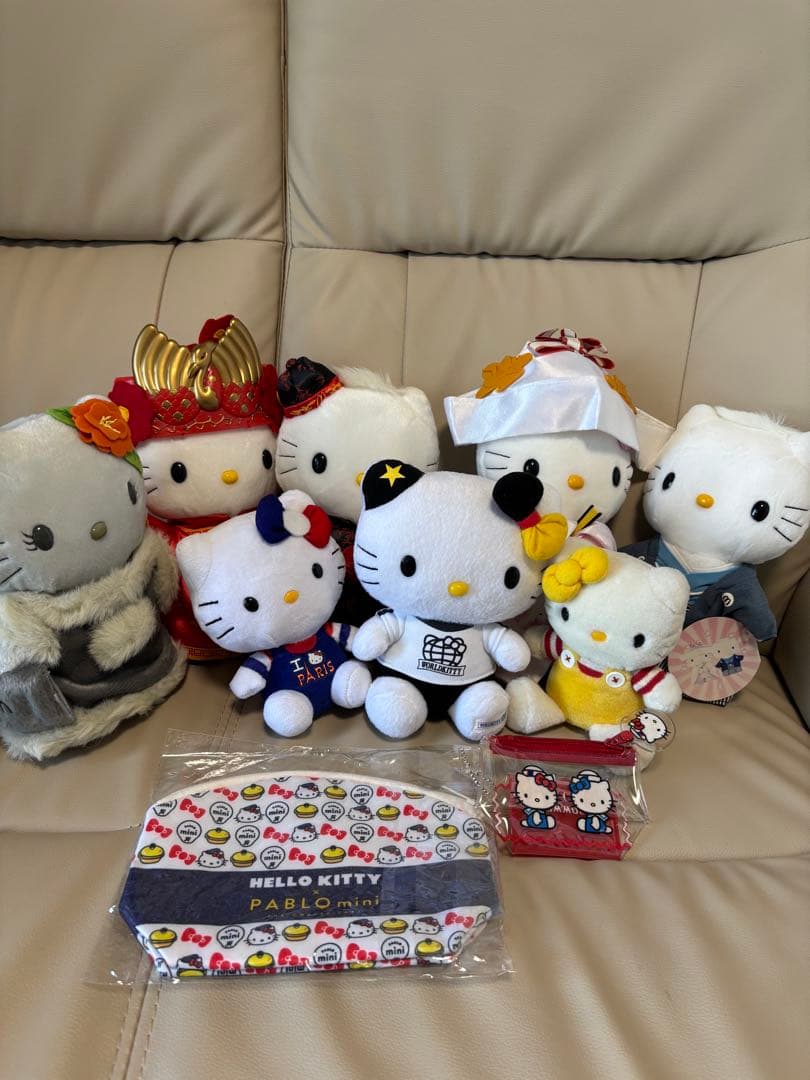 キティちゃん　ぬいぐるみとポーチ　まとめて　ハローキティ　ミミィ