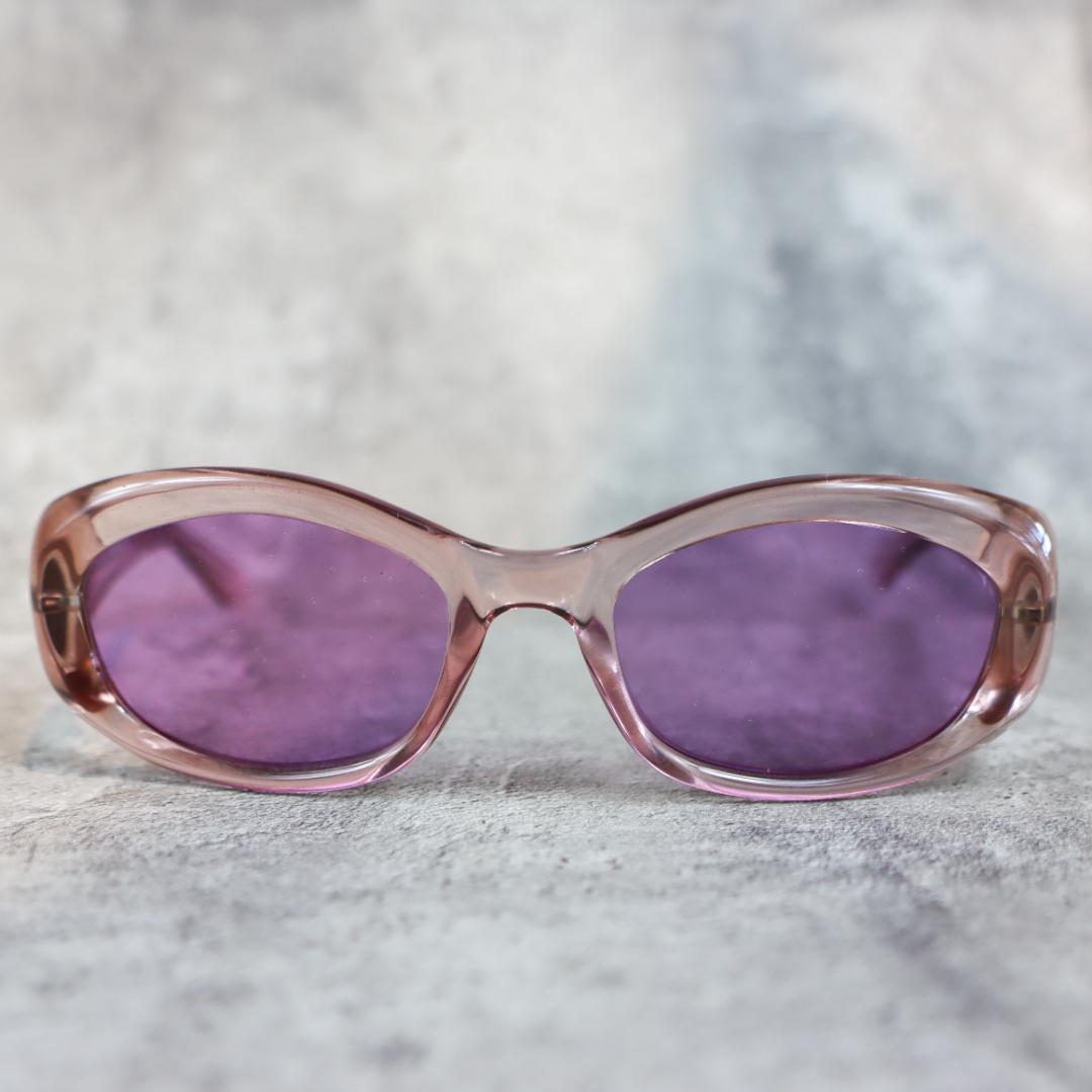 GUCCI グッチ ピンク サングラス パープルレンズ ケース付き