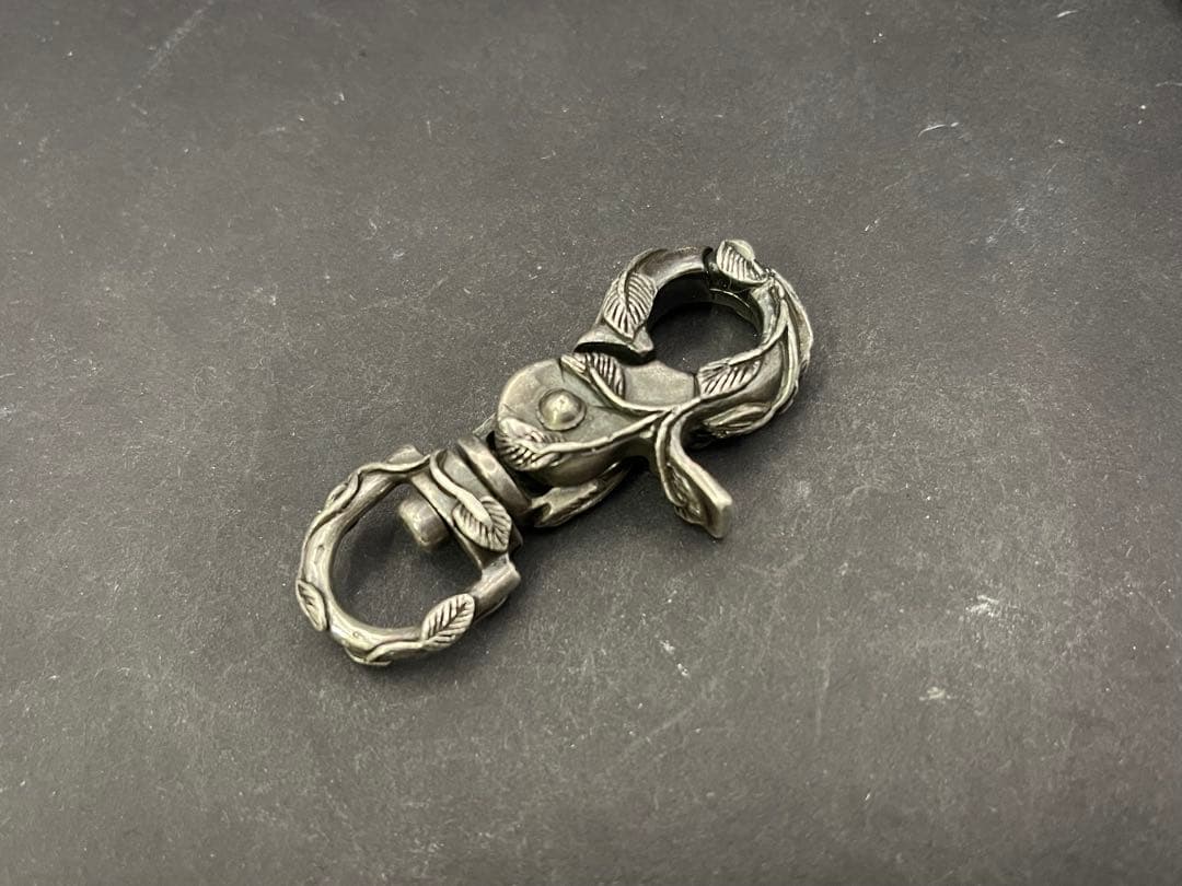 Ugo Cacciatori シルバー925製　キーキーパー　回転式　ナスカン