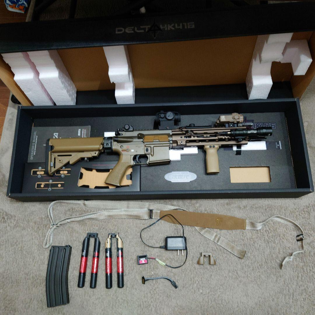 お値下げ！東京マルイ HK416 デルタカスタム タンカラー