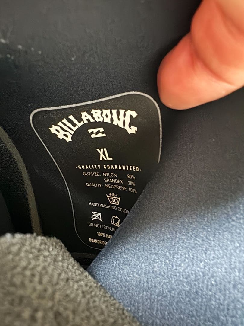 BILABONG(ビラボン)3×2mm フルスーツ メンズXLサイズ 美品