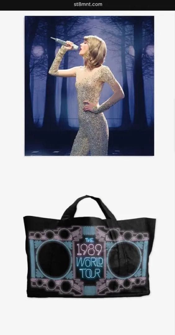 Taylor Swift 1989 WORLD TOUR トートバッグ