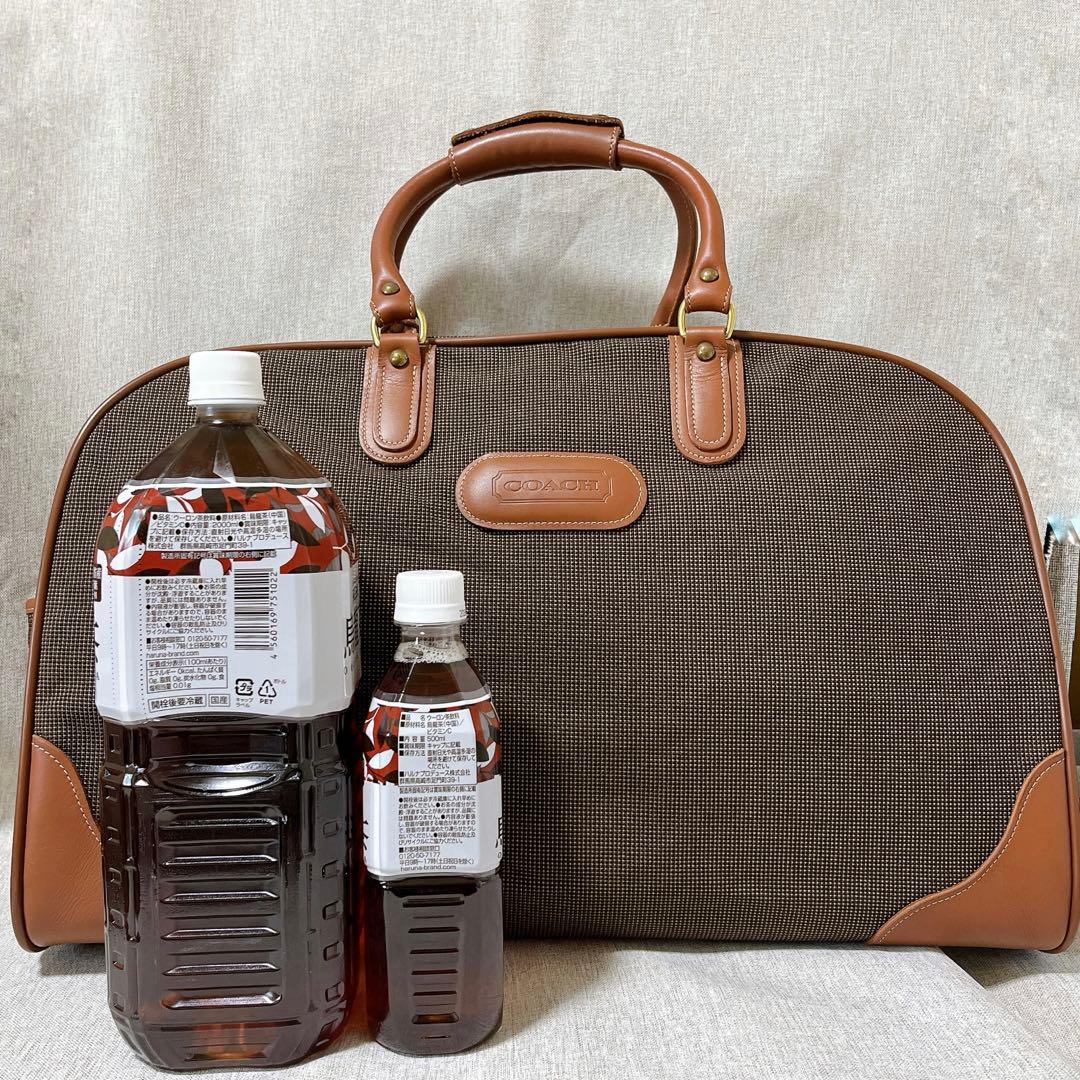 【希少・極美品】オールドコーチ ボストンバッグ 2way キャンバス レザー