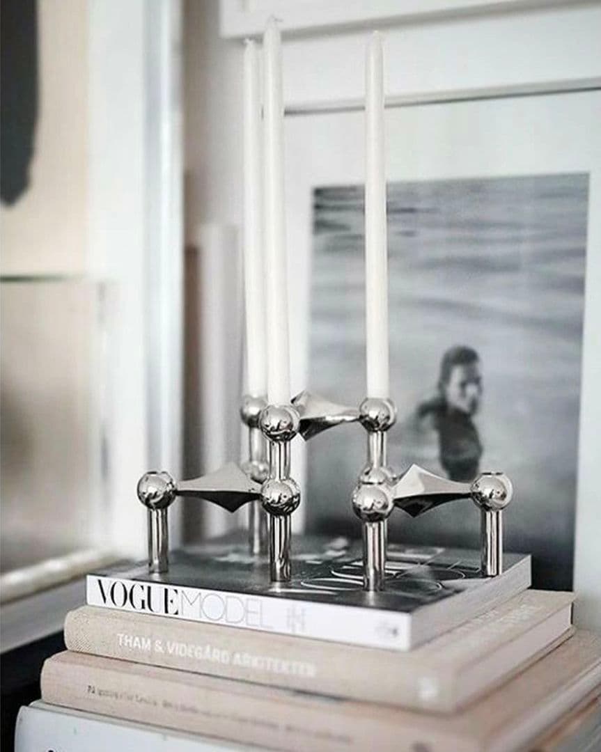 STOFF NAGELストッフナゲル キャンドルホルダー クローム