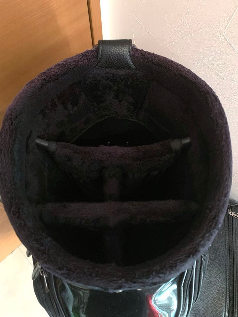 希少　完売　レクサス　LEXUS ブラック　3眼　キャディバッグ　カーボン　合皮