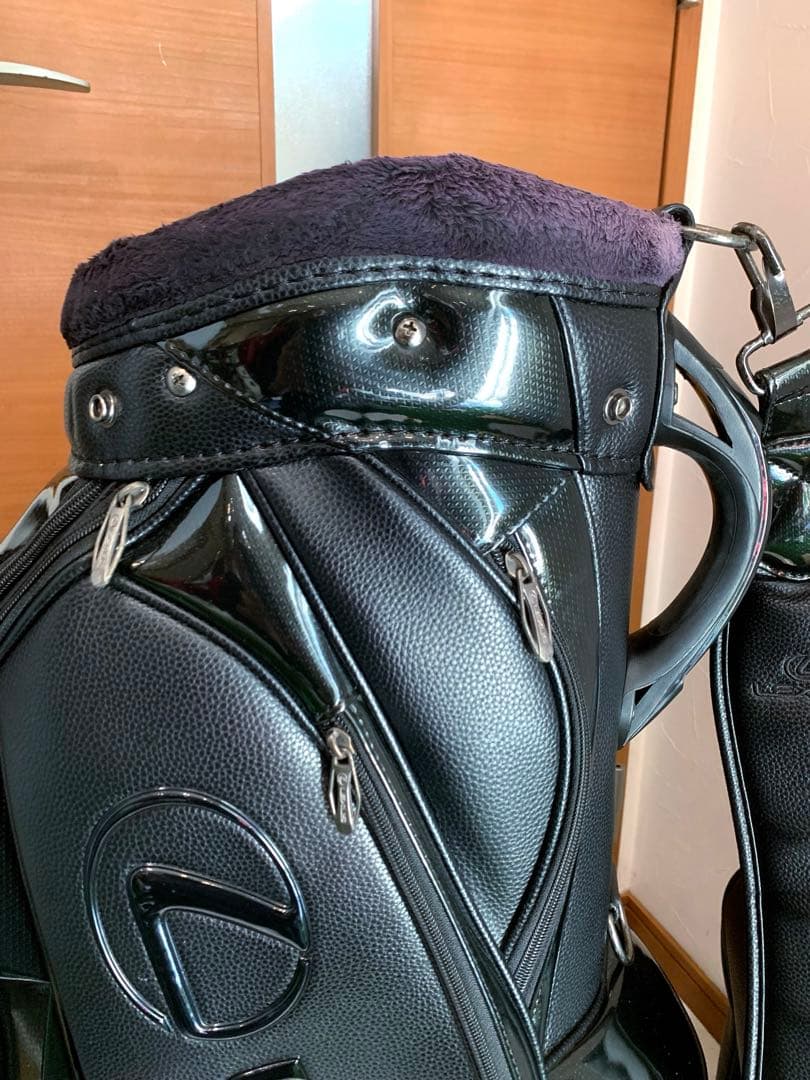 希少　完売　レクサス　LEXUS ブラック　3眼　キャディバッグ　カーボン　合皮