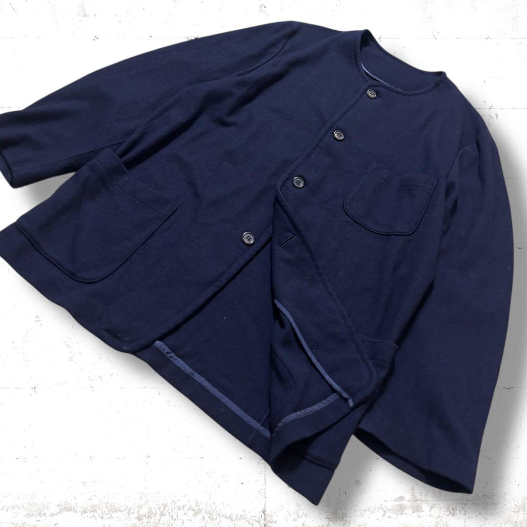 archive Y's for men ノーカラー　ウール　ジャケット　90S