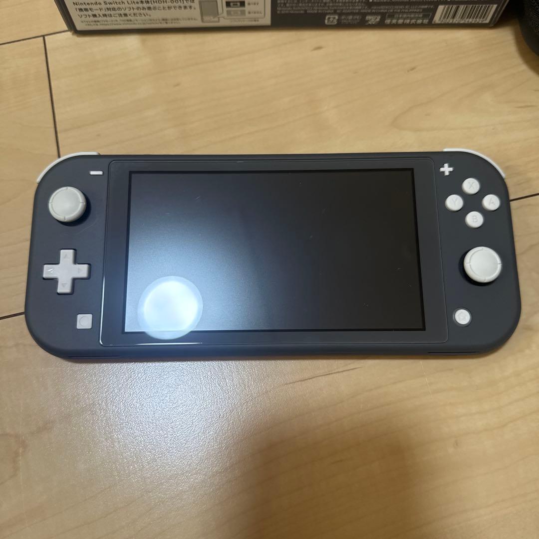 【完品】Nintendo Switch Lite グレー 専用ケースおまけ