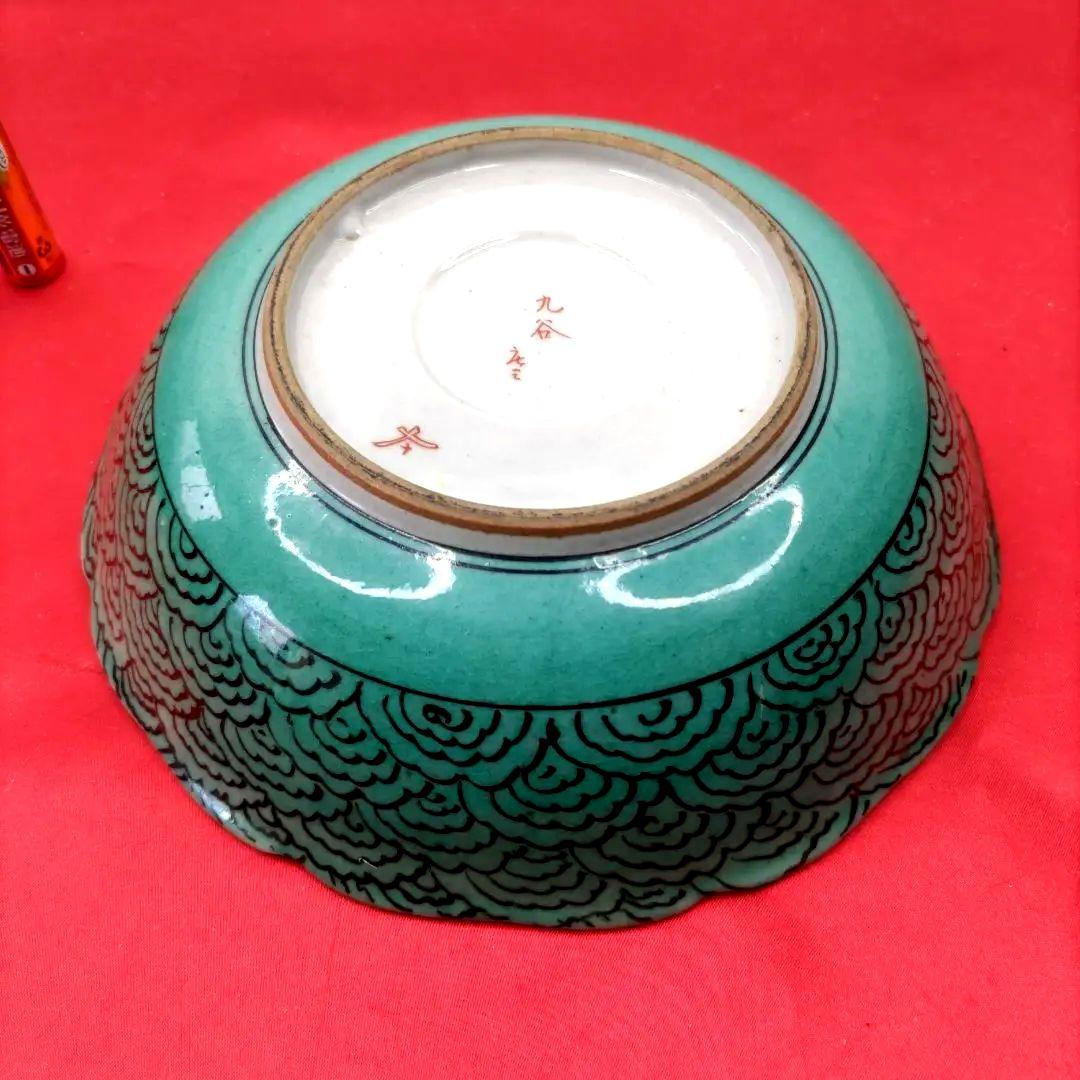 九谷焼　古九谷　青九谷　庄三　なます皿　小皿　小鉢　6寸皿5客セット