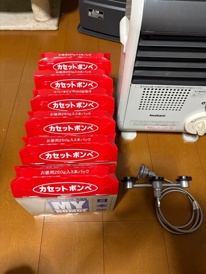 イワタニ 風暖 カセットガスファンヒーターCB-GFH-2中古