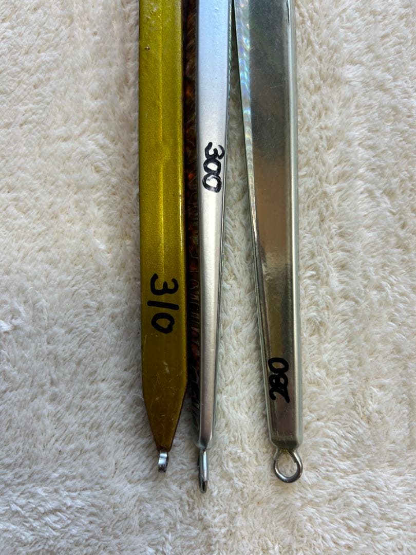 ウロコジグ400g、あいや〜ロング350g、スイムライダー、トンジギ、マグロ