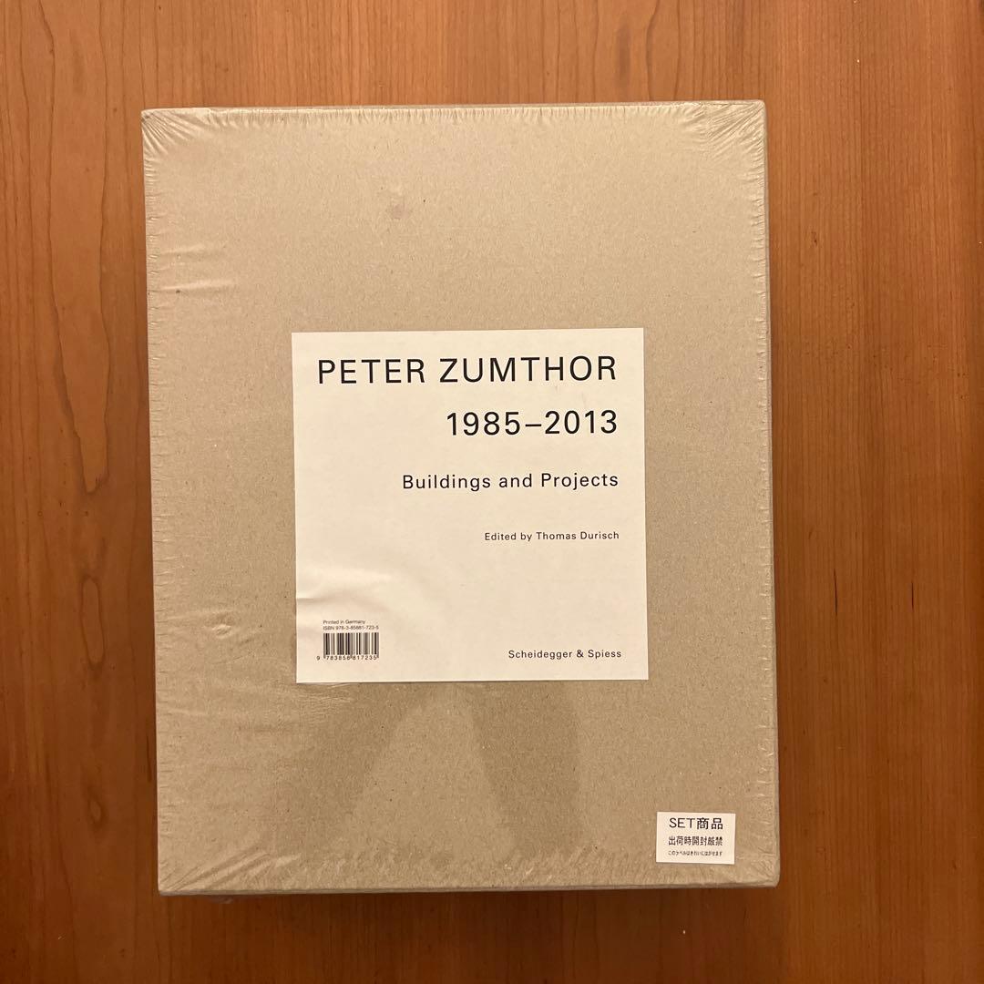 未開封　Peter Zumthor 1985-2013:5巻全集 ズントー
