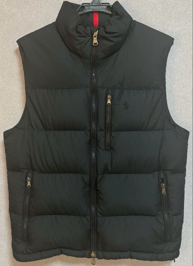 ポロラルフローレン Ralph Lauren ダウンベスト ブラック 黒 S