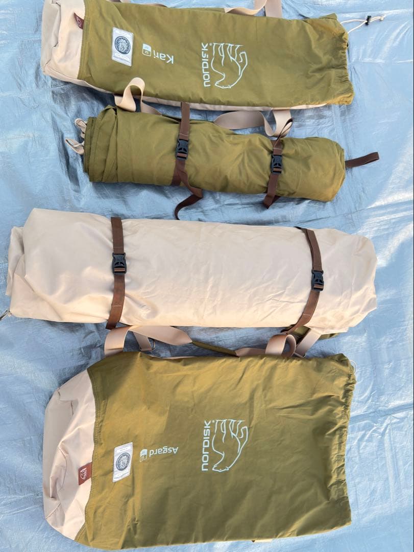 ノルディスク アスガルド7.1カーキ　カーリー12カーキ 限定品