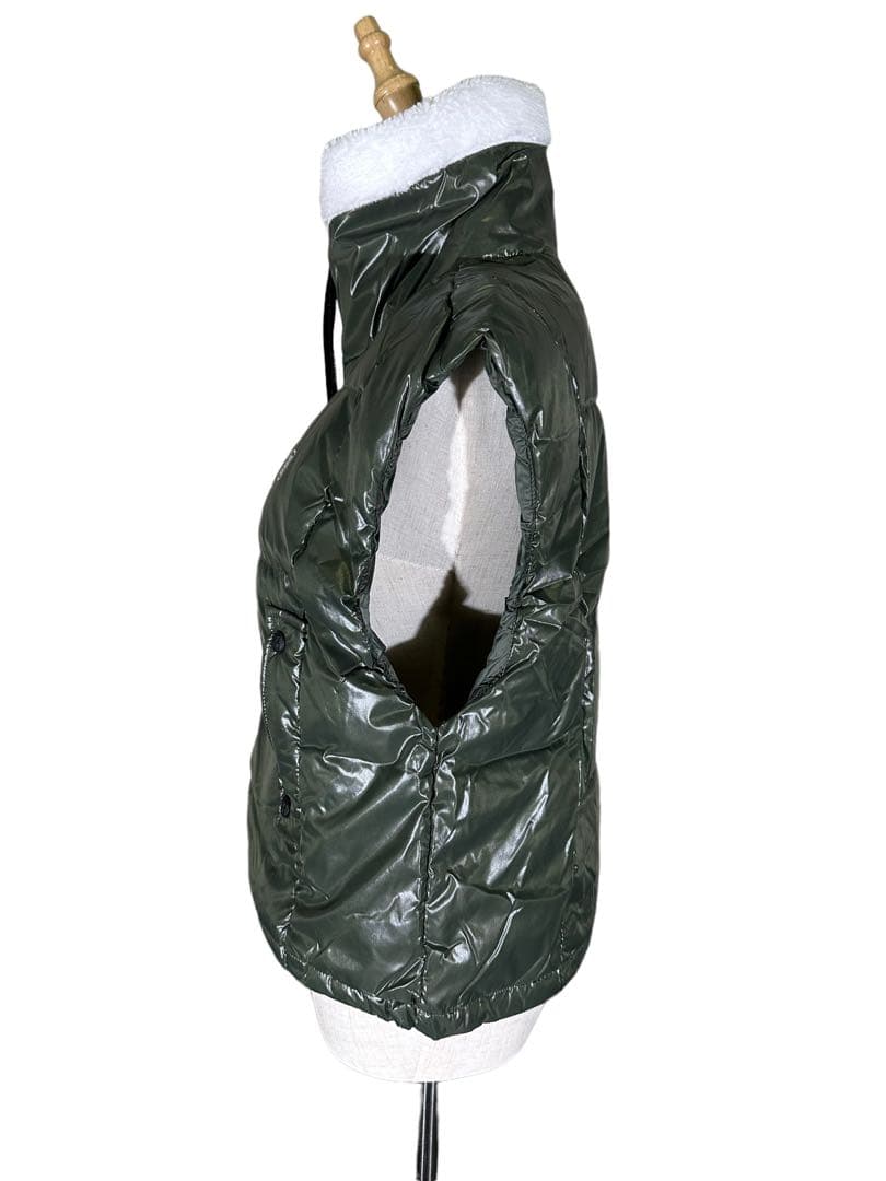 G/FORE韓国ジーフォアレディースショートダウンベストsizeMカーキー