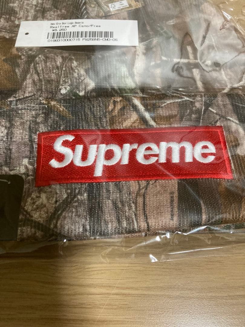 帽子 Supreme x New Era Box Logo Beanie Camo