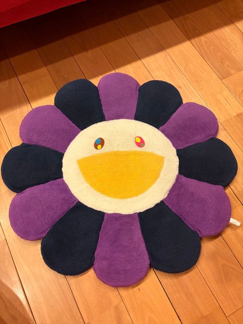 プロフィール必見！です カイカイキキクッション 紫と黒 60㌢