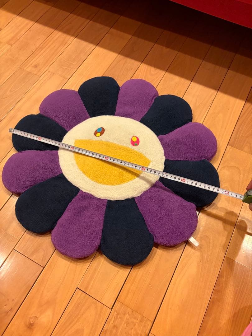 プロフィール必見！です カイカイキキクッション 紫と黒 60㌢