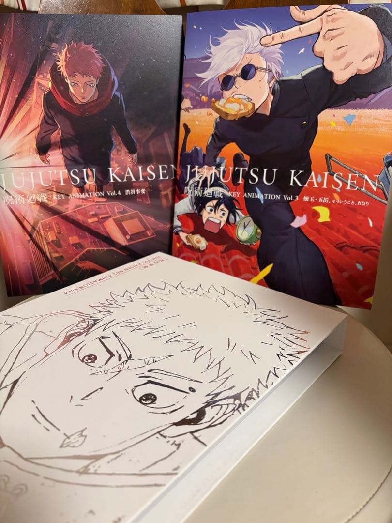 呪術廻戦 KEY ANIMATION vol.3・vol.4 収納BOX付き
