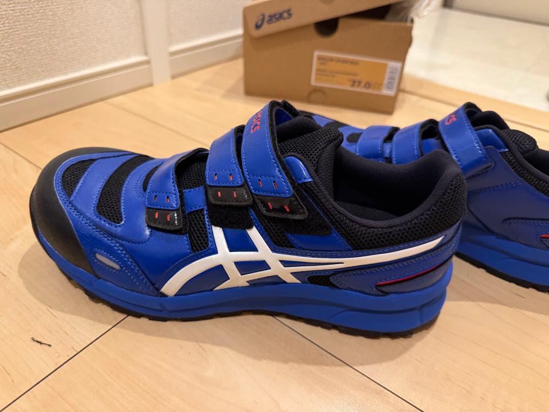 asics 安全靴 27.0cm 青