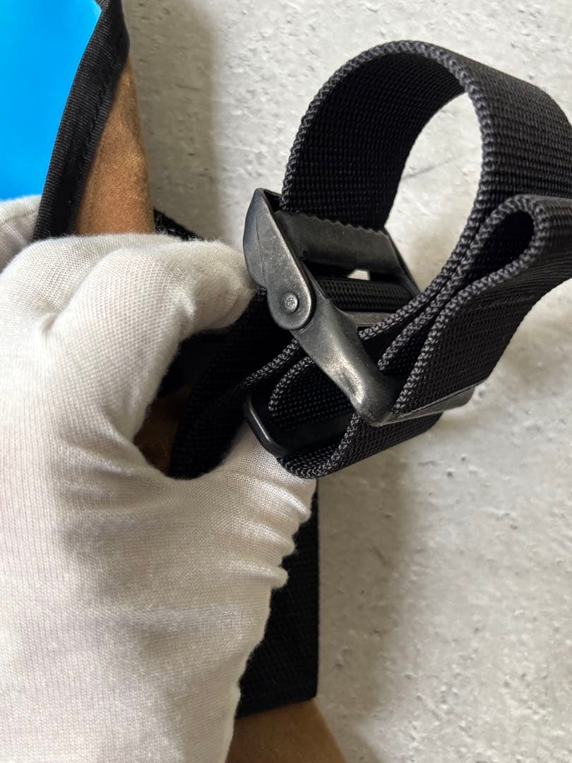 シュタク　shtak　ブルーラグメッセンジャーバッグ