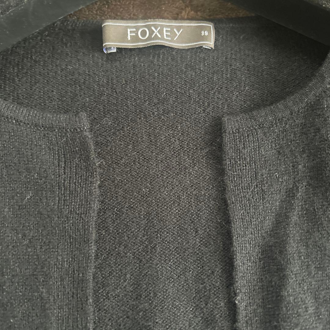 フォクシー　カシミヤ100% カーディガン　ボレロ　38
