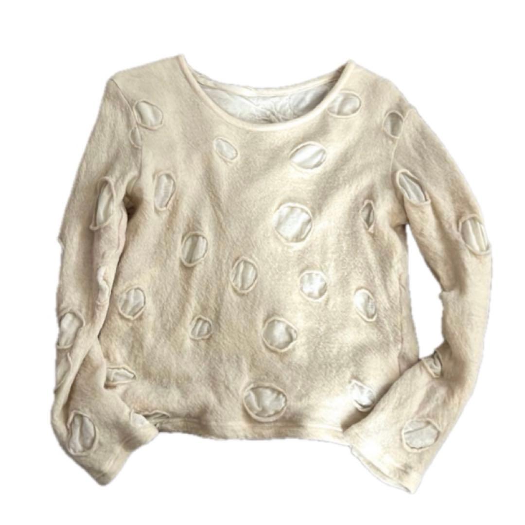 Yohji Yamamoto Y's ポルカドット レイヤードカットソー