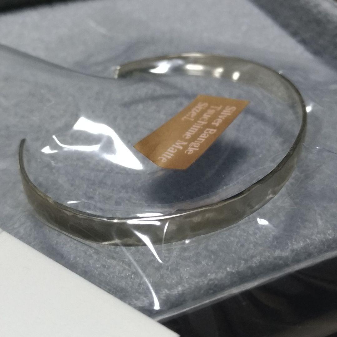 SV950\"Tsuchime Matte\" シルバー バングル☆