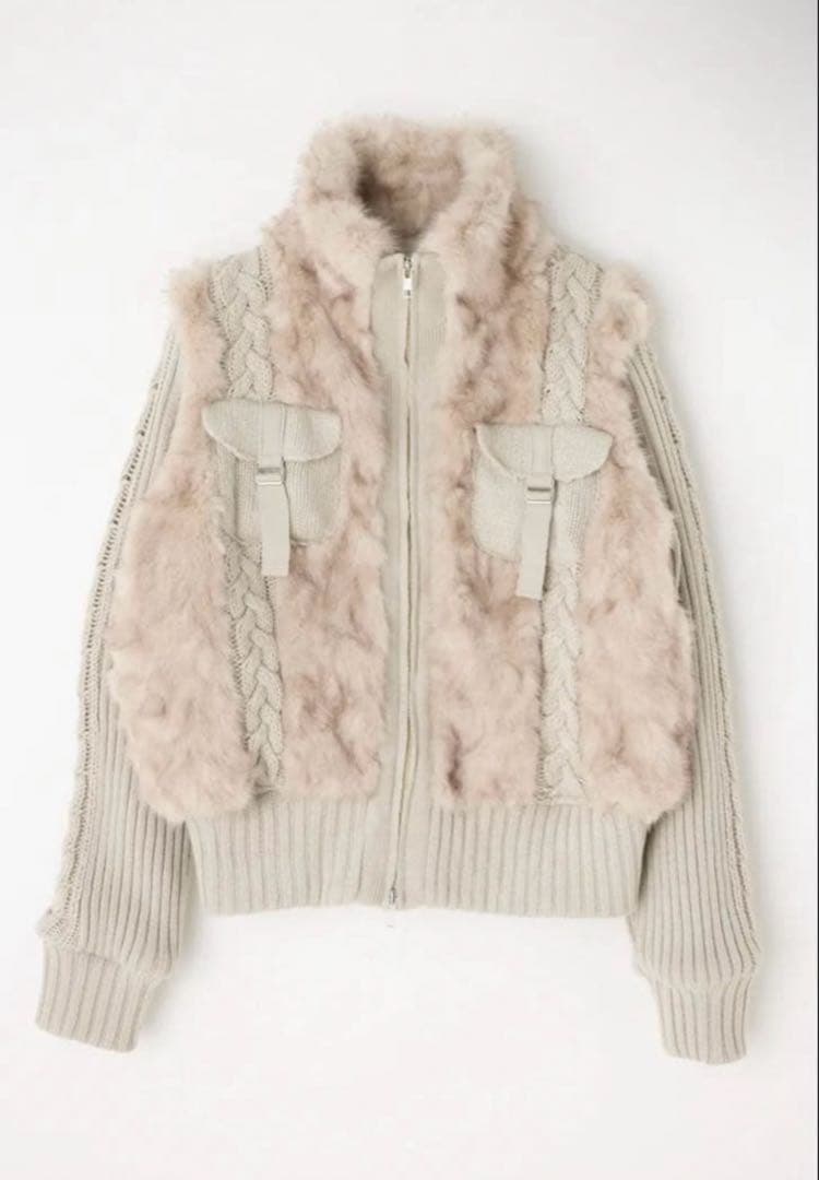 【新品未使用】LAGUA GEM ファーブルゾン