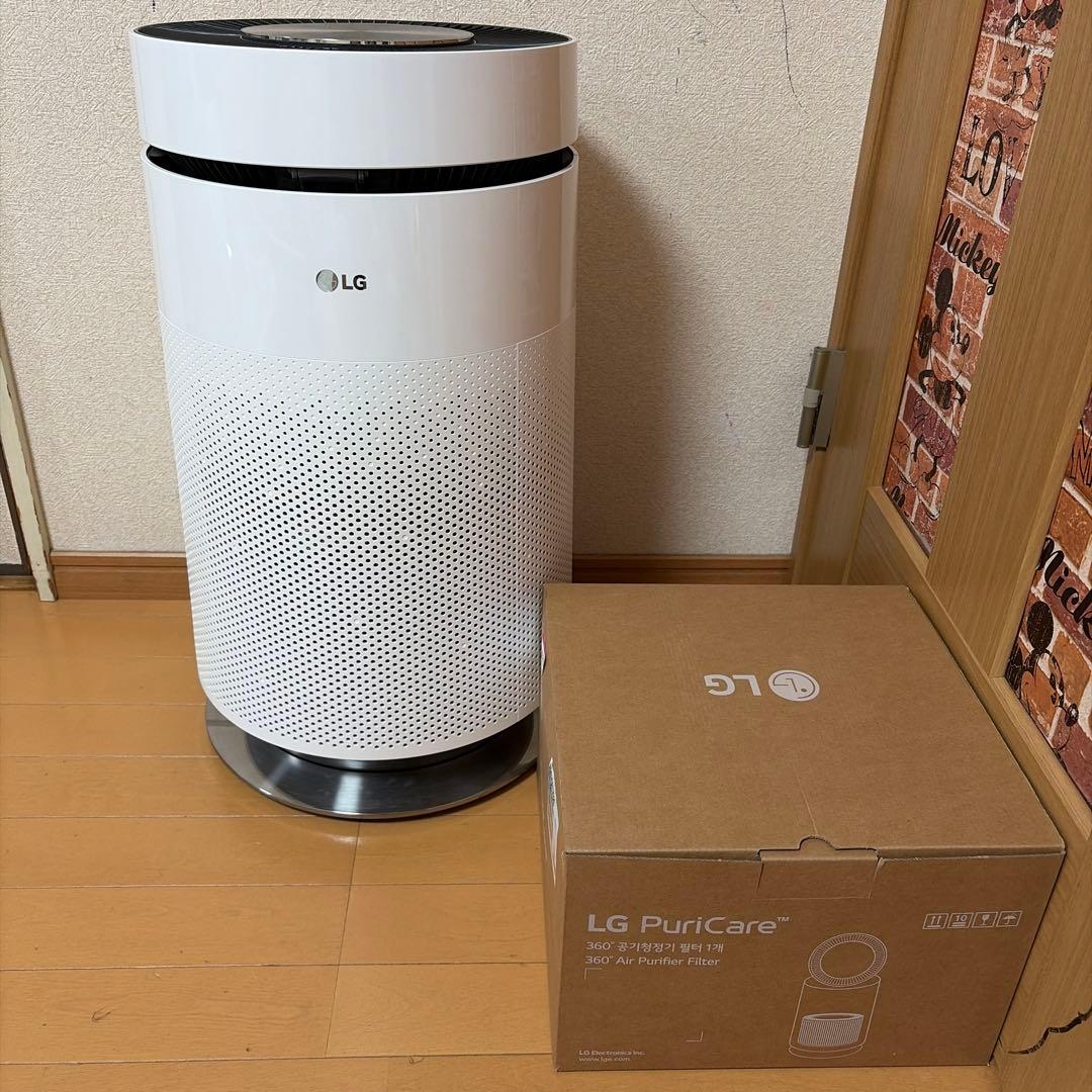 LG PuriCare Pet ペットモード搭載空気清浄機 ホワイト