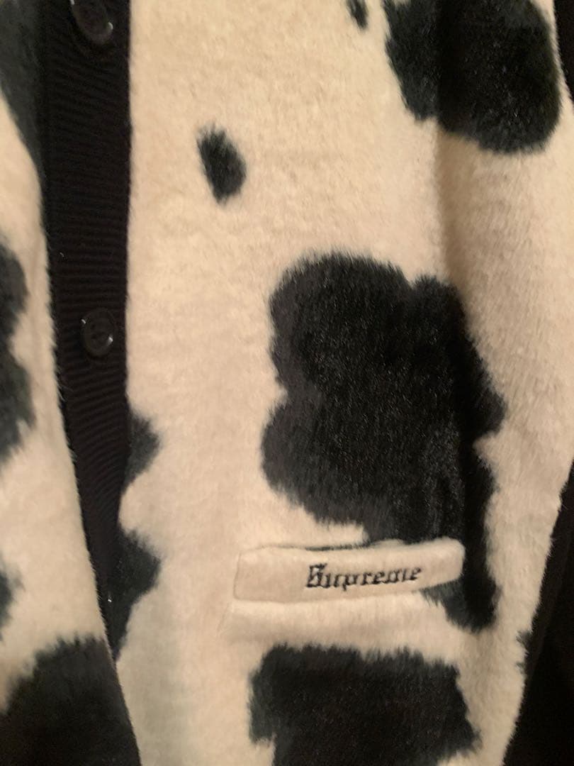 Supreme カウ柄 セーター S black 0時まで価格