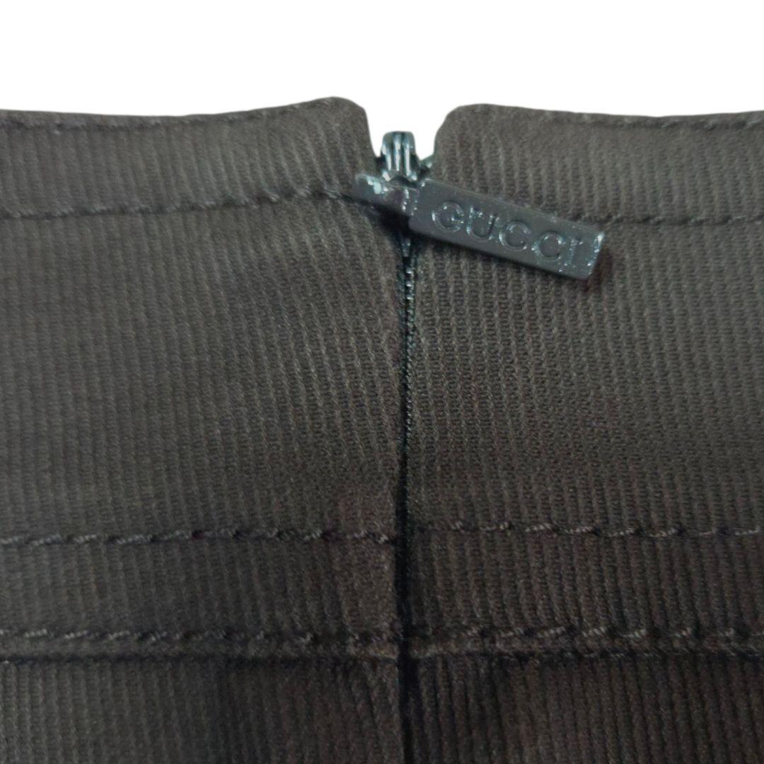 スカート GUCCI Dark Brown Mini Skirt 40