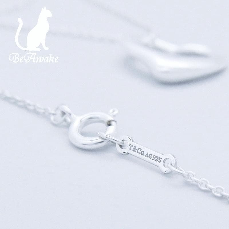 【新品仕上げ済】ティファニー オープンハート ペンダント ネックレス Sサイズ