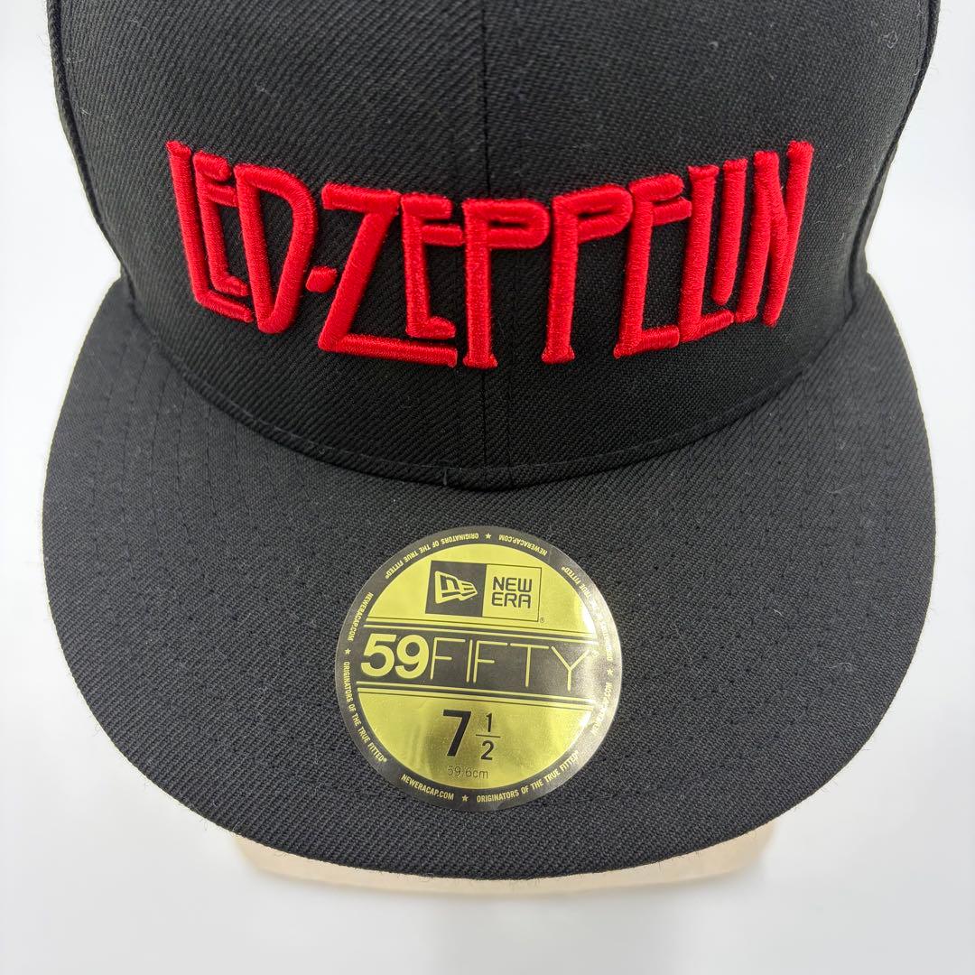 【NEW ERA】ニューエラ キャップ 希少 レッド・ツェッペリン 刺繍ロゴ