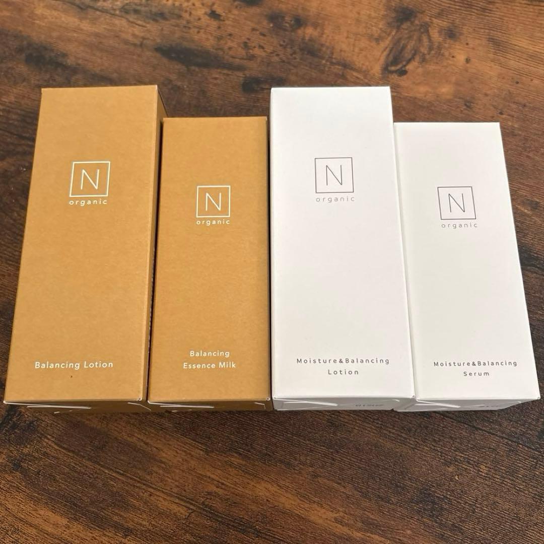 【匿名配送】N organic バランシングローション・エッセンスミルクセット