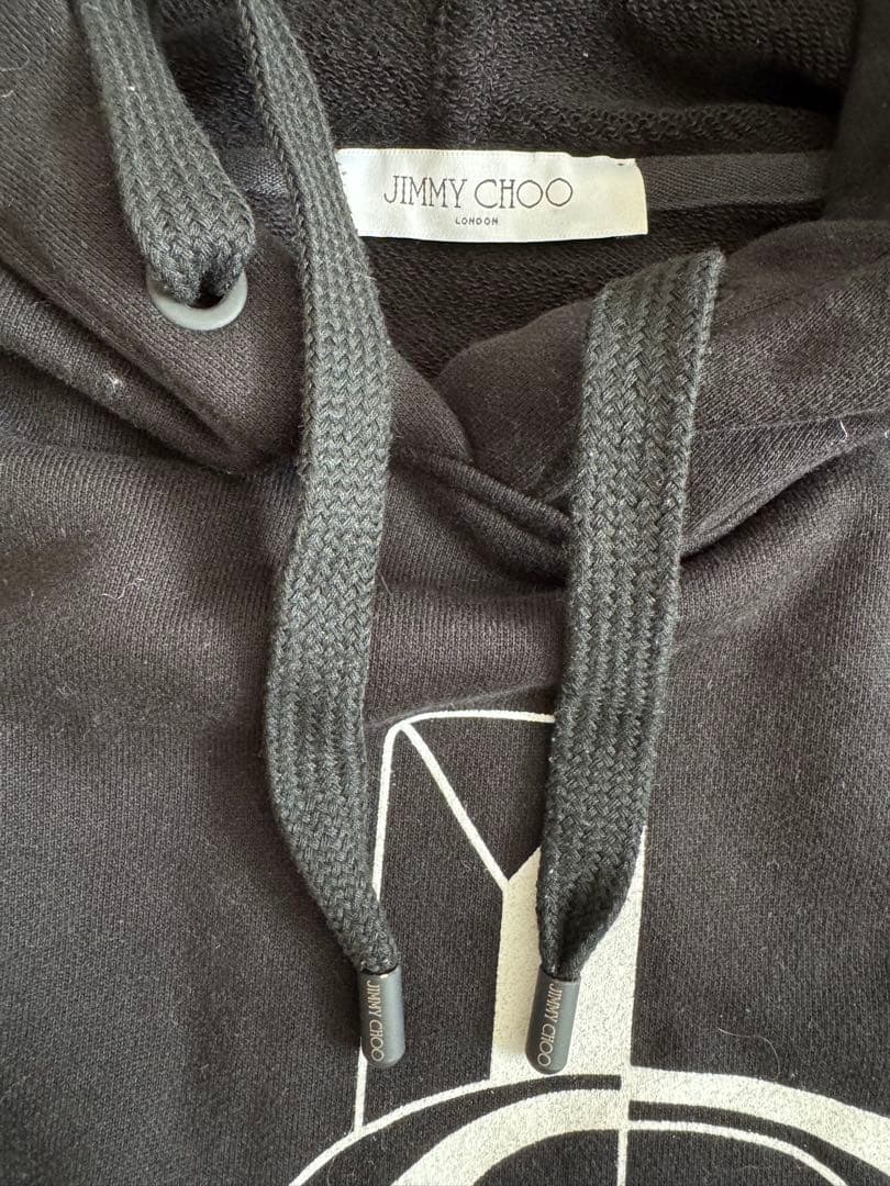 JIMMY CHOO ブラック パーカー S