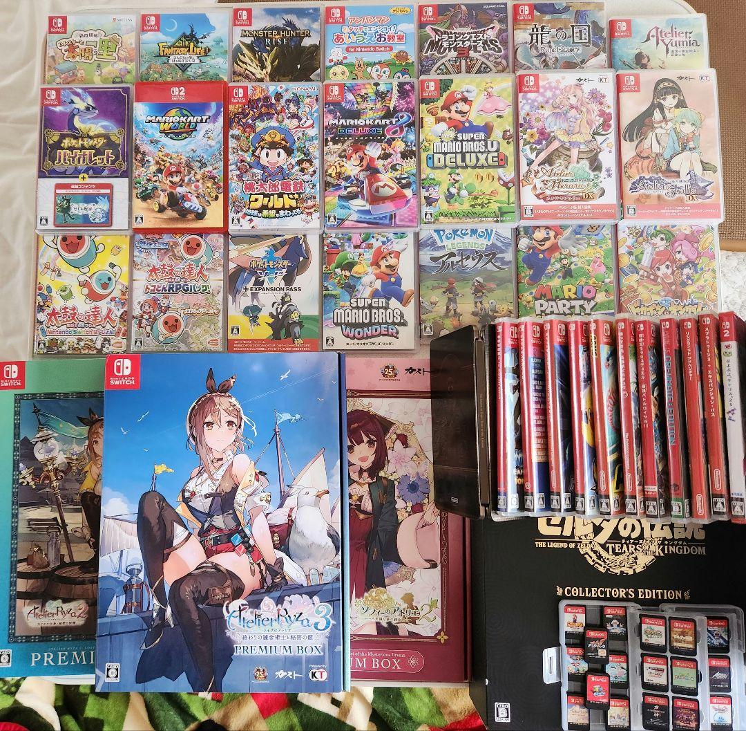 【新品未開封】【未使用に近い】Switch1＆Switch2ソフト 51本セット