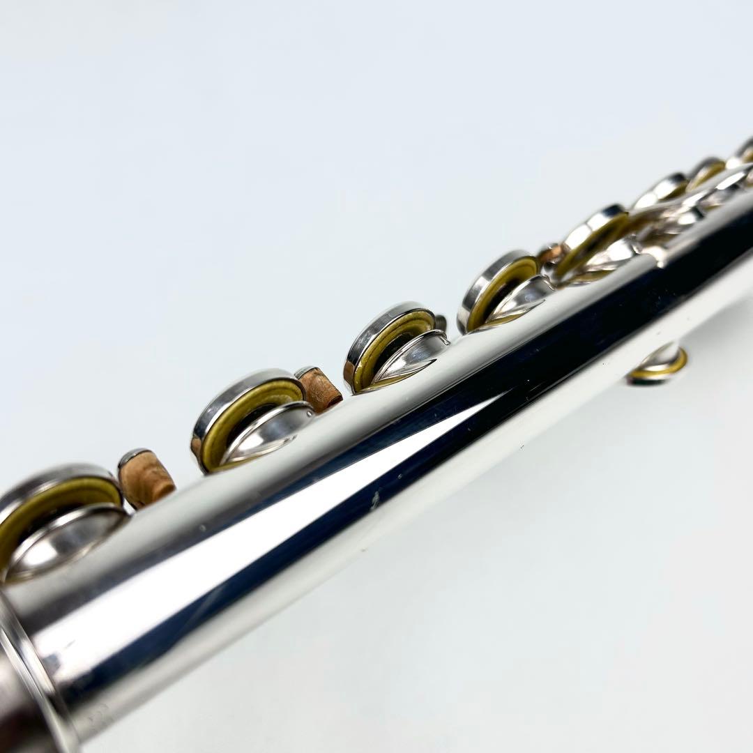 【美品】YAMAHA yfl-451 フルート 頭部管銀製 分解洗浄・磨き済み