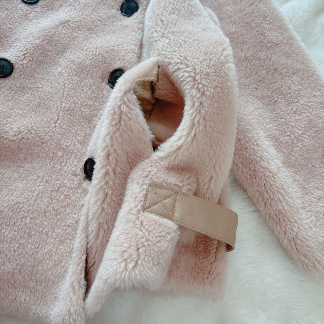 【新品未使用】LAULEN B3 ボアジャケット スタンドカラーファーコート M